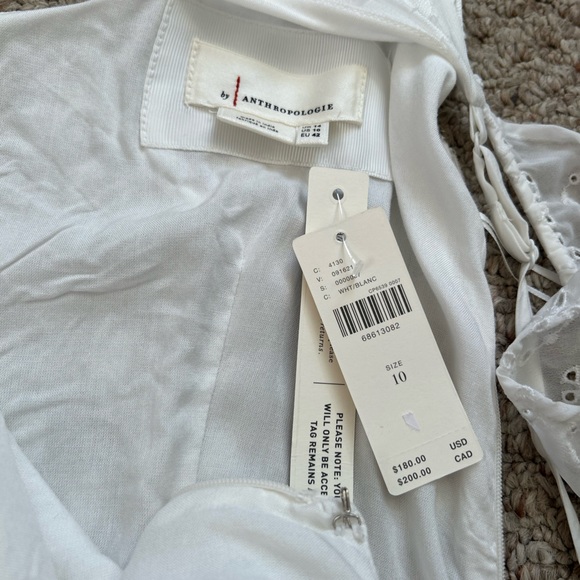 White Mini Ruffle Dress - Picture 5 of 6